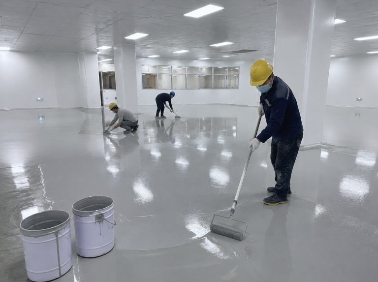 清溪镇环氧自流平地坪漆工程